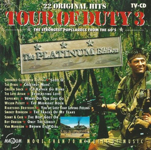 CD * TOUR OF DUTY Vol. 3 - THE GOLDEN CLASSICS FROM THE 60's, Cd's en Dvd's, Cd's | Pop, Zo goed als nieuw, Ophalen of Verzenden