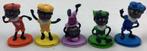 Zwarte Piet Sinterklaas figuren set plastic taarttoppers 6cm, Diversen, Verzenden, Zo goed als nieuw