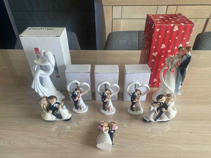 8 bruidstoppers voor bruidsgebak, Hobby en Vrije tijd, Taarten en Cupcakes maken, Zo goed als nieuw, Versiering, Taarten, Ophalen of Verzenden