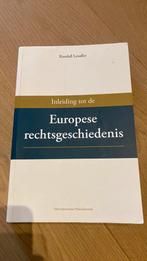 Inleiding tot de Europese rechtsgeschiedenis, Enlèvement, Utilisé, Randall Lesaffer
