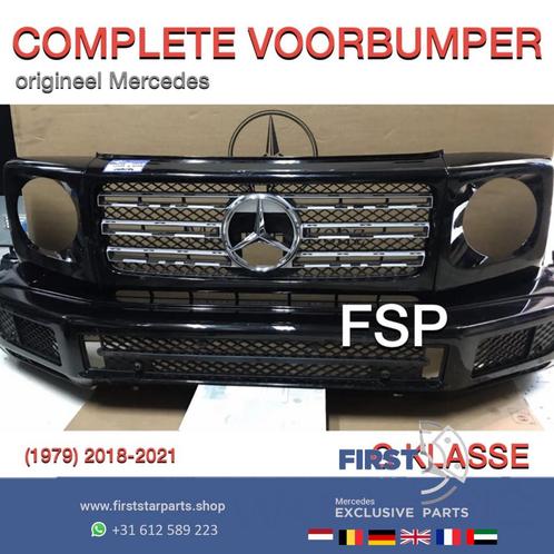 W463 G WAGON VOORBUMPER ZWART Mercedes G KLASSE 2018-2020 (o, Auto-onderdelen, Carrosserie, Bumper, Mercedes-Benz, Voor, Gebruikt