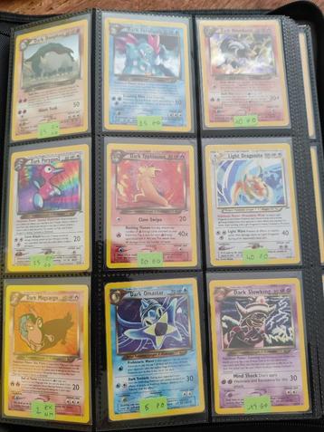 Neo Destiny pokemon kaarten beschikbaar voor biedingen