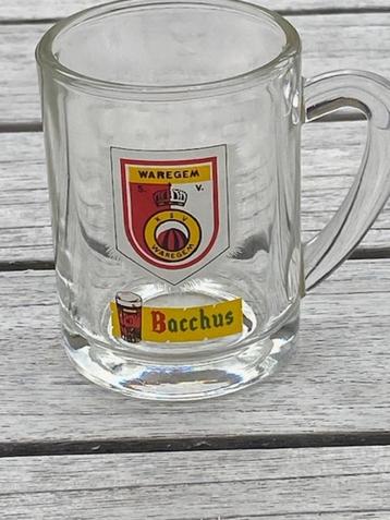 Vintage glaasje SV Waregem ( Bacchus ) beschikbaar voor biedingen