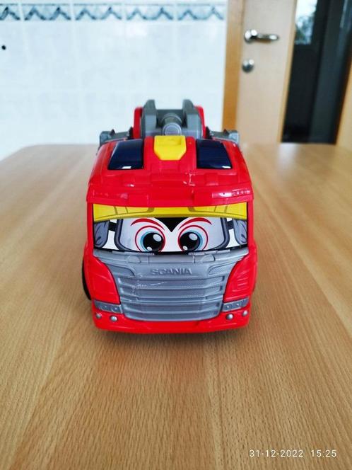 Happy  Scania brandweerwagen., Kinderen en Baby's, Speelgoed |Speelgoedvoertuigen, Zo goed als nieuw, Ophalen