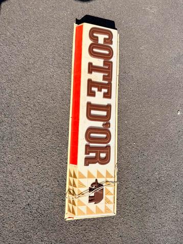 Cote d’or lichtbak reclame fifties 1960 chocolade beschikbaar voor biedingen