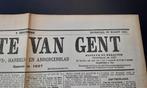 Gazette van Gent krant , maart 1914 , volledig en goed, Ophalen of Verzenden, Voor 1920, Krant