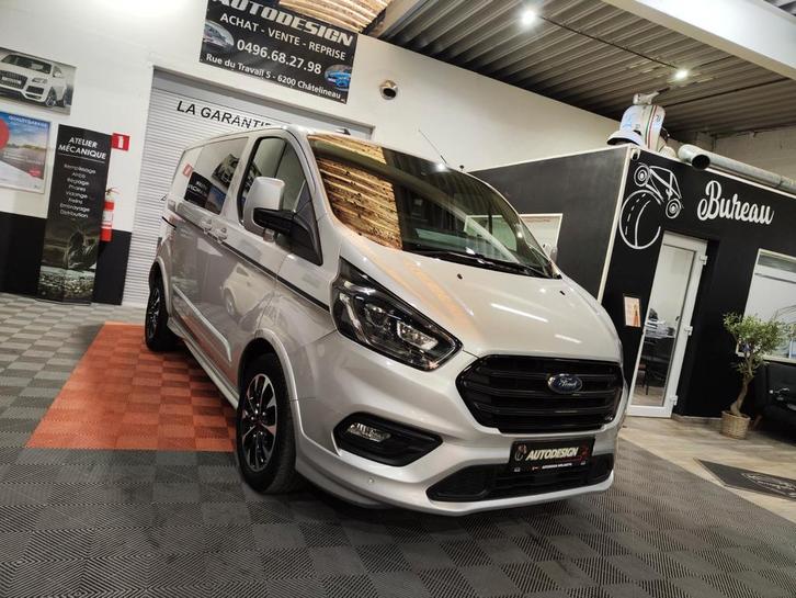 Ford Transit Custom "SPORT" 2.0 TDCi 185 CV automatique, Auto's, Ford, Bedrijf, Transit, ABS, Achteruitrijcamera, Adaptive Cruise Control