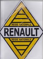 Renault-geëmailleerde plaat, Verzamelen, Nieuw, Reclamebord, Ophalen of Verzenden