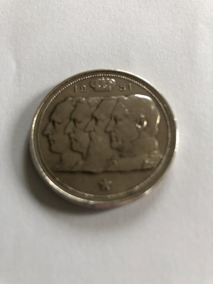 Belgische munt 100 frank, Postzegels en Munten, Munten | België, Losse munt, Zilver, Zilver, Ophalen