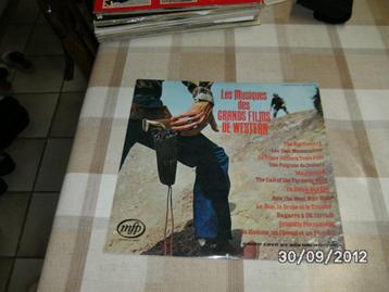 Een LP "Les musiques des grand films de Western" beschikbaar voor biedingen