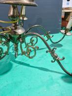 Lustre en cuivre à décor de poissons à 5 lumières, Maison & Meubles, Lampes | Lustres, Enlèvement