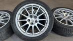 originele evo x velgen met winterbanden, Ophalen, 18 inch, Gebruikt, Banden en Velgen