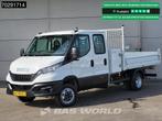 Iveco Daily 35C16 3.0L Open Laadbak met Kist Dubbel Cabine 3, Auto's, Stof, Gebruikt, Euro 6, 4 cilinders