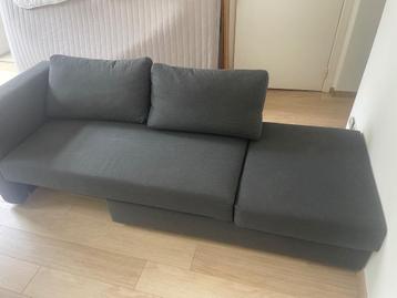 Canapé gris 3 places, Banc d'angle, 150 à 200 cm, Comme neuf, Enlèvement