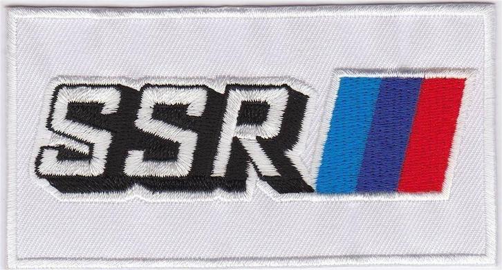 BMW SSR stoffen opstrijk patch embleem #4, Verzamelen, Automerken, Motoren en Formule 1, Nieuw, Verzenden