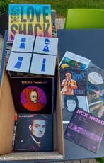 Lotje van 150 singles + Bakje., Ophalen, Zo goed als nieuw, Pop