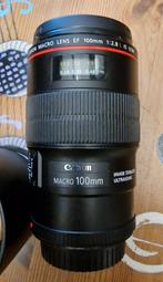 Canon EF 1:2.8 100MM L IS USM Macro 1X, Audio, Tv en Foto