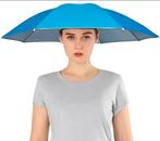 Handvrije paraplu voor op het hoofd blauw, Nieuw, Blauw, Ophalen of Verzenden