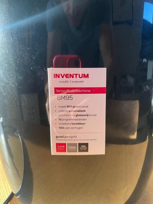 Machine à pain Inventum BM95 – Très bon état, Elektronische apparatuur, Broodbakmachines, Zo goed als nieuw, Met timer, 800 tot 1200 gram deeg
