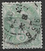 Frankrijk 1900/1924 - Yvert 111perf - Type Blanc - 5 c. (ST), Postzegels en Munten, Postzegels | Europa | Frankrijk, Verzenden