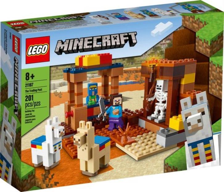 LEGO Minecraft 21167 De handelspost nieuw, Kinderen en Baby's, Speelgoed | Duplo en Lego, Nieuw, Lego, Complete set, Ophalen of Verzenden
