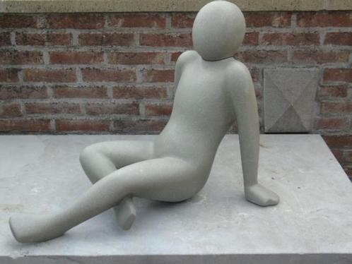 Standbeeld van een geweldig karakter, moderne kunst in polys, Tuin en Terras, Tuinbeelden, Nieuw, Overige typen, Steen, Ophalen