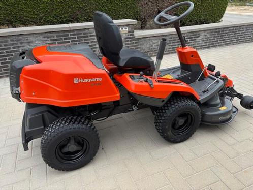 Zeer mooie Husqvarna R 214 C met aankoop factuur, Tuin en Terras, Zitmaaiers, Zo goed als nieuw, 90 tot 120 cm, Elektrische starter