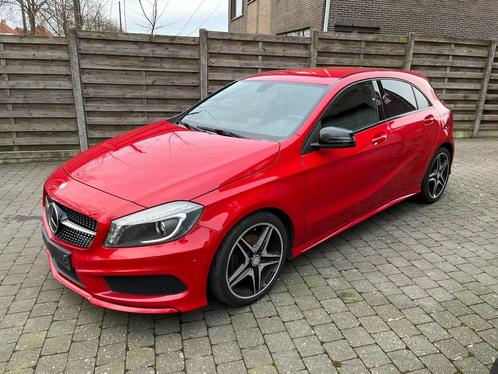 Mercedes A-klasse 180 AMG-Line 1.6 120pk  05-2015 116dkm Red, Auto's, Mercedes-Benz, Bedrijf, Te koop, A-Klasse, ABS, Airbags