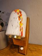 Vintage wandlamp Guro leuchten opaline glas, Antiek en Kunst, Ophalen of Verzenden