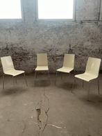 Vintage Italian Design chairs by Sintesi, Maison & Meubles, Chaises, Enlèvement, Utilisé, Blanc, Métal