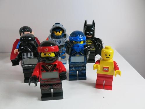3 stuks Lego wekker alarmklok minifigure led zaklamp, Kinderen en Baby's, Speelgoed | Duplo en Lego, Gebruikt, Lego, Ophalen of Verzenden