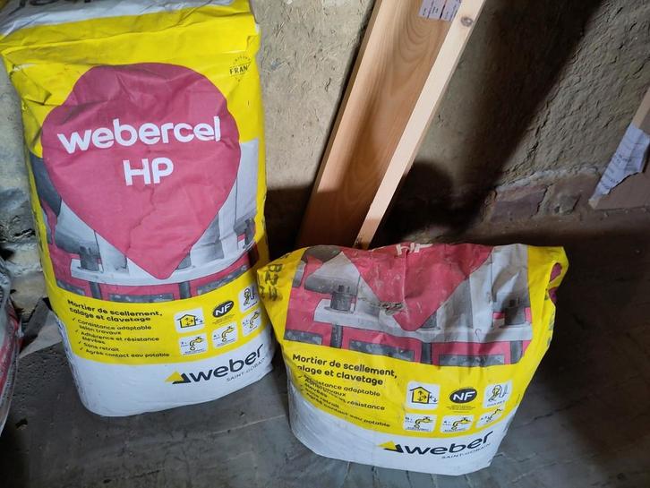 Krimpvrije mortel WebercelHP, Doe-het-zelf en Bouw, Overige Doe-Het-Zelf en Bouw, Zo goed als nieuw, Ophalen
