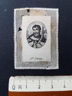 Mini Santje Heiligenprentje met kant Holy card Devotie Denis, Verzamelen, Bidprentjes en Rouwkaarten, Verzenden, Bidprentje