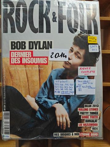 Rock & Folk Petits lots à l'année + CD 2014 à 2021 + HS 100 beschikbaar voor biedingen