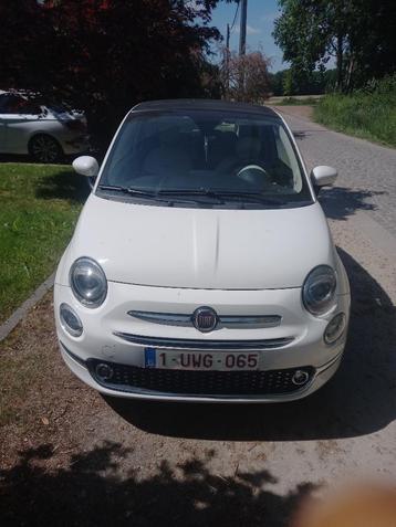 !!! FIAT 500CABRIOLET BLANC !!!, Boîte manuelle, 2 portes, Particulier, 4 cylindres