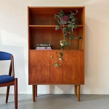 - Vintage boekenkast, klepkast, Deens - beschikbaar voor biedingen