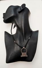 Prachtige sterling zilveren Touareg ketting, Handtassen en Accessoires, Kettingen, Ophalen of Verzenden, Zo goed als nieuw, Blauw
