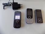 Nokia Vintage 2330-2 c1-01 SAMSUNG SGH-J600 avec chargeurs, Télécoms, Noir, Modèle coulissant, Écran tactile, Utilisé