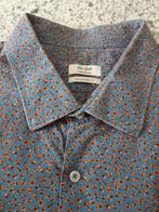 chemise hemd XL 43-44 Van Gils, Ophalen, Blauw, Van Gils, Gedragen