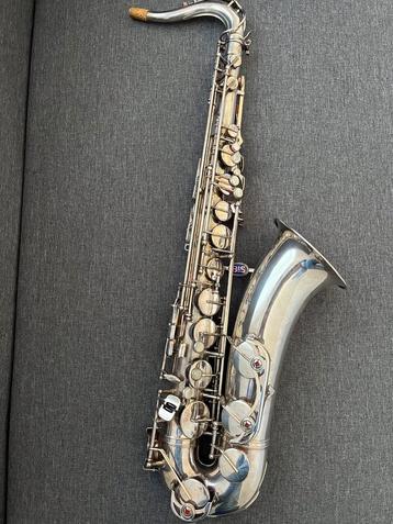 Saxophone ténor B&S Bluelabel simol/ Bb, Musique & Instruments, Instruments à vent | Saxophones, Enlèvement ou Envoi, Comme neuf