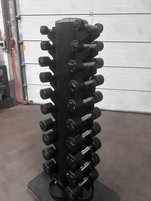 Lifemaxx Dumbells 1kg t/m 10kg + Opbergrek, Sport en Fitness, Fitnessmaterialen, Gebruikt, Overige typen, Ophalen