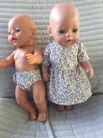294. Babyborn: Nieuw gebloemd jurkje met bijhorend pampertje, Ophalen of Verzenden, Nieuw, Babypop