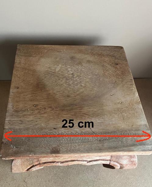Tropische stevige basis van ruw hout, Antiek en Kunst, Kunst | Beelden en Houtsnijwerken, Ophalen