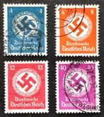 Deutsches Reich: 4X Dienstmarken 1934-1942-1943, Timbres & Monnaies, Timbres | Europe | Allemagne, Autres périodes, Affranchi