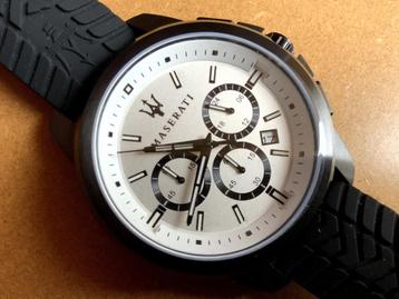 KERSTCADEAU mooi voor uw geliefde: Maserati chronograa, Overige merken, Staal, Polshorloge, Overige materialen