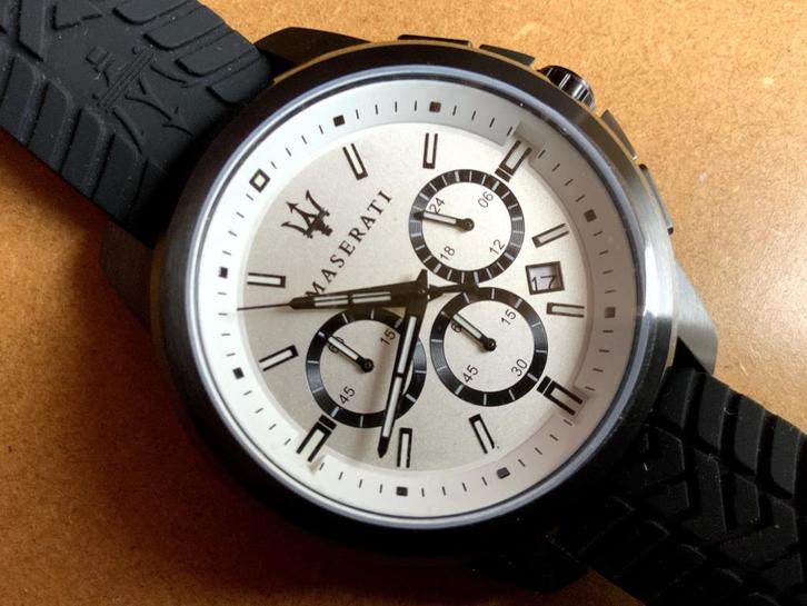 KERSTCADEAU mooi voor uw geliefde: Maserati chronograa, Handtassen en Accessoires, Horloges | Heren, Nieuw, Polshorloge, Overige merken