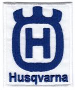 Husqvarna stoffen opstrijk patch embleem #2, Verzenden, Nieuw