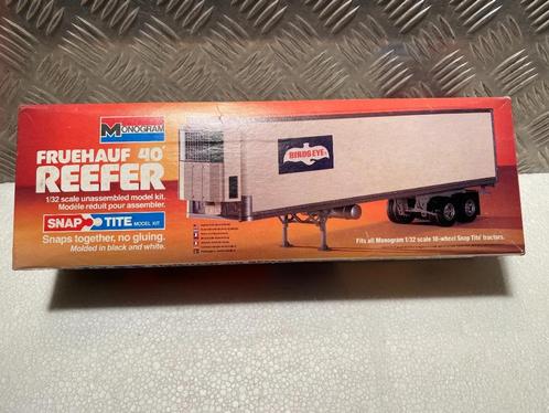 FRUEHAUF 40' REEFER TRAILER - SCHAAL: 1:32, Hobby en Vrije tijd, Modelbouw | Auto's en Voertuigen, Nieuw, Truck, 1:32 tot 1:50