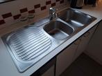 Pompbak + kraan in prima staat, Huis en Inrichting, Keuken | Keukenelementen, Ophalen, Gebruikt, 100 tot 150 cm, Minder dan 100 cm