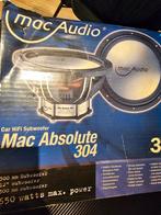 Mac Audio woofer + versterker Pockford fosgate P3002, Ophalen of Verzenden, Zo goed als nieuw